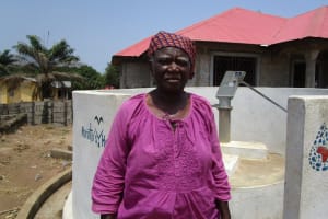 The Water Project:  Pump Caretaker Haja Koroma
