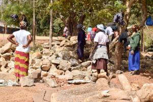 The Water Project: Kitooni Primary School -  Stones Delivered By Parents