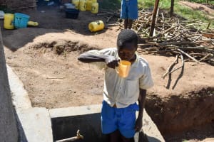 The Water Project: Ikoli Primary School-Mumias East -  Flowing Water