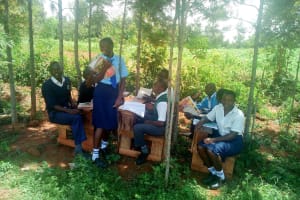 The Water Project: Namasanda Secondary School -  Class Under The Trees