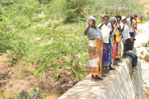 The Water Project: Kithumba Community 2A -  Finished Sand Dam