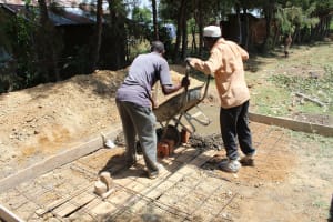 The Water Project: Nambilima Secondary School -  Latrine Construction