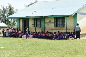 The Water Project: Eshimuli Primary School -  Students Take A Break In The Shade