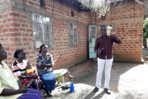 The Water Project: Mwichina Community, Matanyi Spring -  Dental Hygiene Session