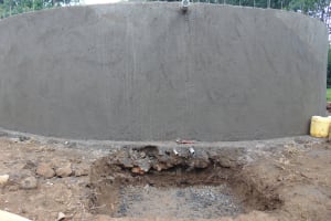 The Water Project:  Outside Plastering And Digging Access Area