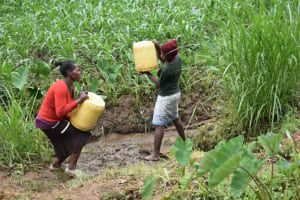 The Water Project:  Taking Water Home From Omumasaba Spring