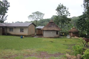 The Water Project: Shianda Community, Mwinami Spring -  Homestead