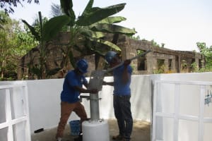 The Water Project: Rosint Community, #24 Poultry St -  Pump Installation