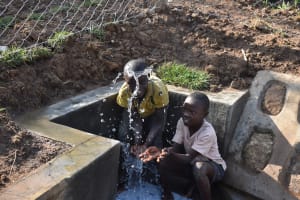 The Water Project: Indulusia Community, Molenje Spring -  Celebrating Water