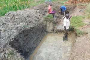The Water Project: Elwasambi Community, Kadi Spring -  Escape Channel