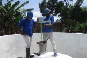 The Water Project: Lungi, Tardi, #195 Airport Ferry Road -  Pump Installation