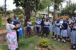 The Water Project: Ebukuya Special School for the Deaf -  Handwashing Training