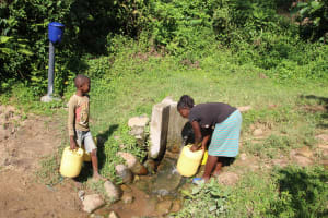 The Water Project: Musaa Shikoti Community -  Collecting Water