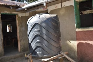 The Water Project: Bulupi Primary School -  Small Rain Tank