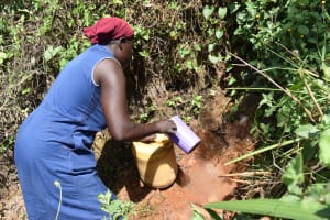 The Water Project: Muchini Community -  Florence Fetches Water
