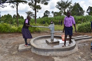 The Water Project:  Pumping Water