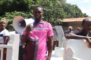 The Water Project:  Mr Fofanah Making A Statement