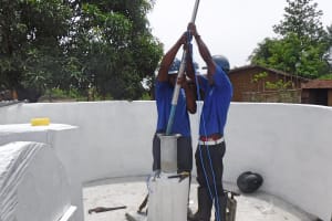 The Water Project: Royeamp Community -  Pump Installation