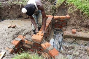 The Water Project: Mulwanda Community 2 -  Wall Construction