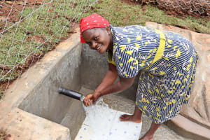 The Water Project: Mukavakava Community -  Priscilla At The Spring