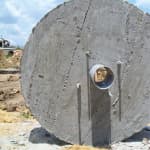 The well is complete at Nyakabale, Uganda