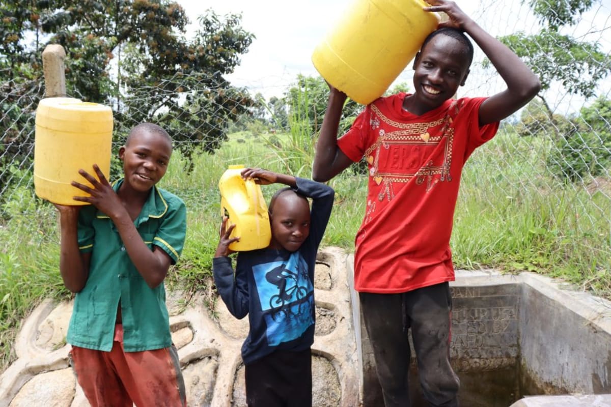 Clean Water Access Brings Joy to Regan!