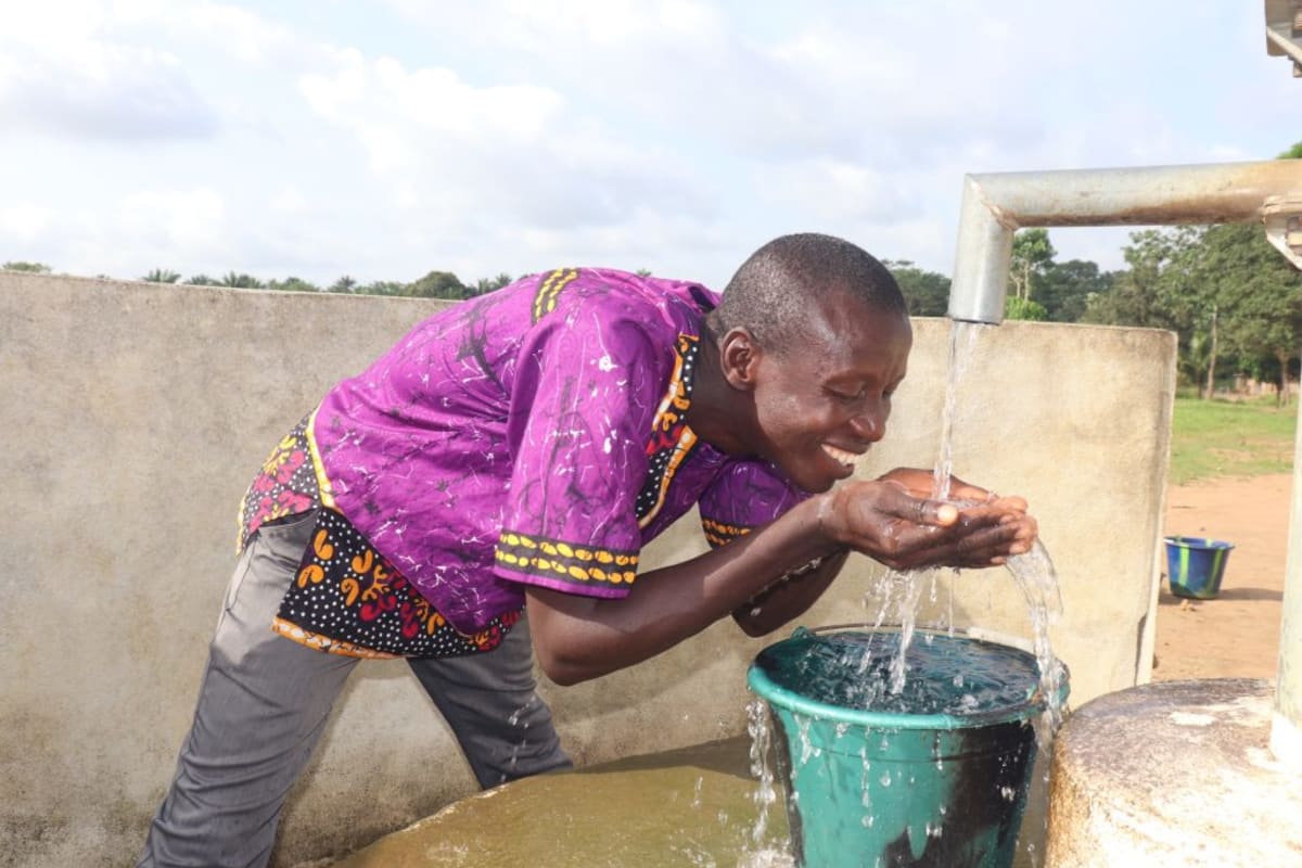 Accessible clean water allows for learning!