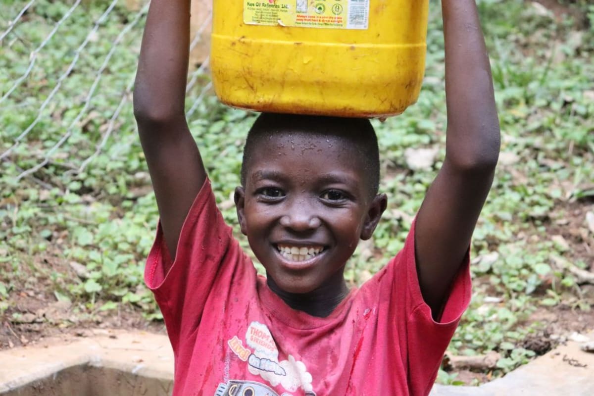 Clean Water Helps Joshua be Healthy and Thrive!