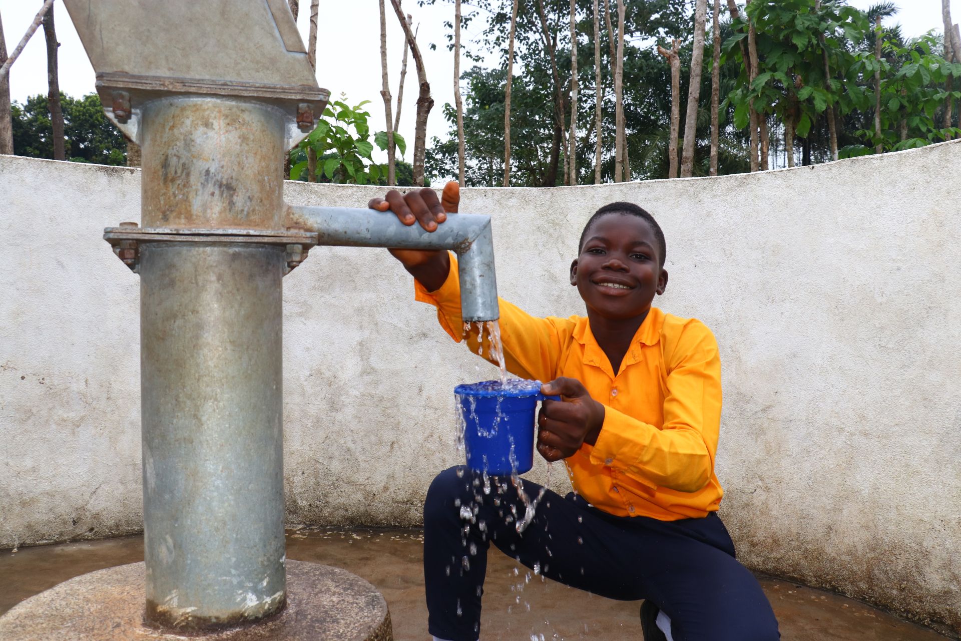 See the Impact of Clean Water - Ibrahim Enjoys Safe and Pure Water!