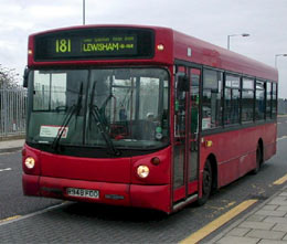 181 bus service between Lewisham and Downham, South London bus (c) buses.org.uk