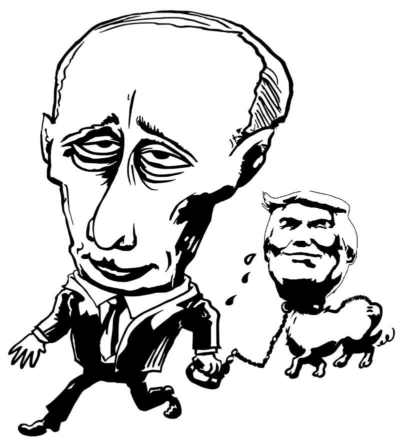Putin's poodle - Donald Trump