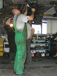 An auto mechanic