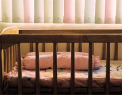 A babies cot