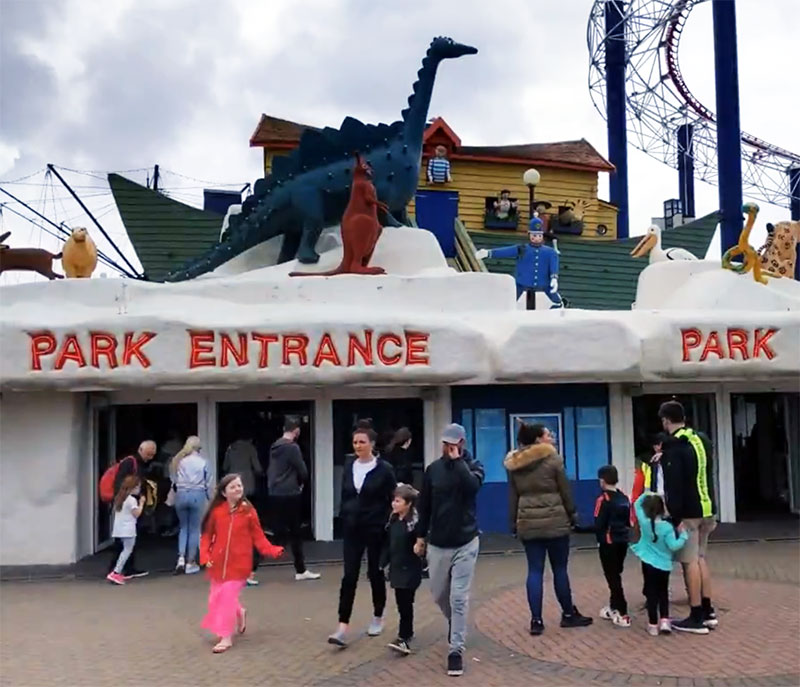 Blackpool Pleasure Beach Entrance