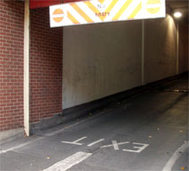 Car park exit