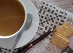 A crossword puzzle