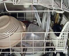 A full dishwasher