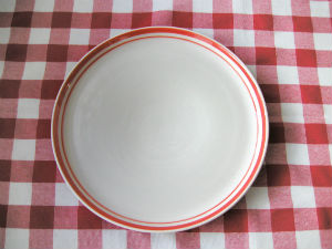 An empty plate