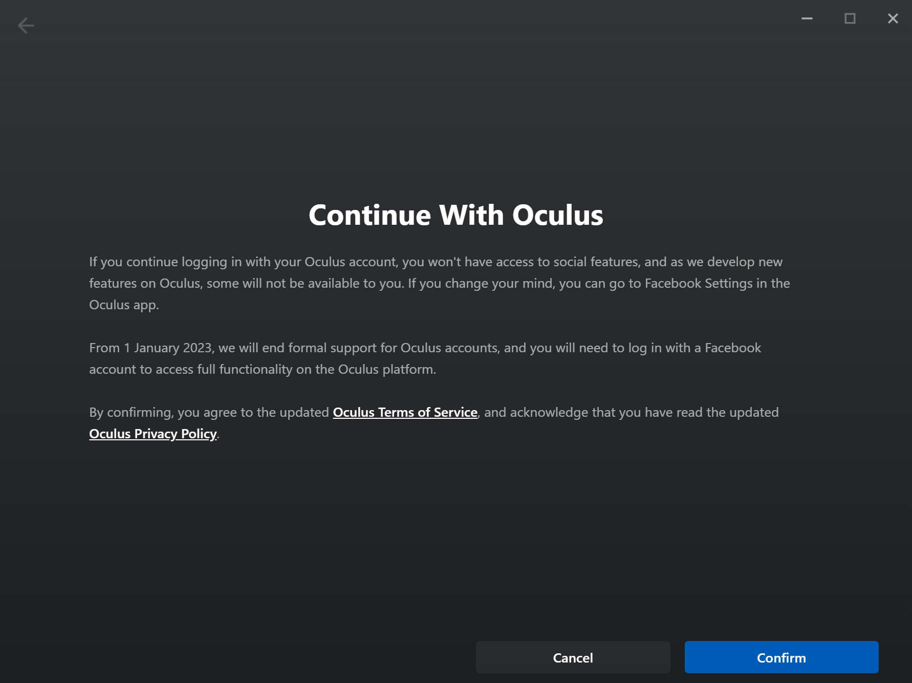 Facebook Account required for Oculus Rift - Fuck that!