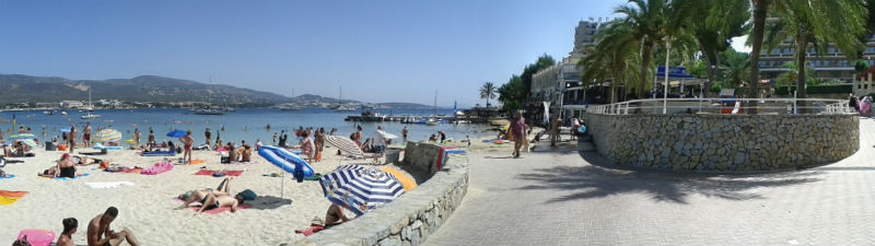 A beach in Mallorca