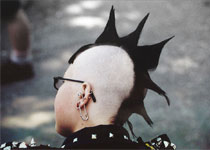 A girl with a mohawk, courtesy of soundgroov - stock.xchng