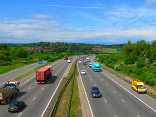 Motorway lanes - the M3