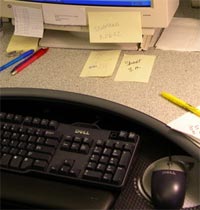 Cleaners instructed to only clean clear desks