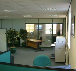 A regular open plan office, health and safety regulations