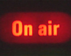 Television panel, on air