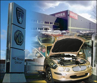 MG Rover Group, job losses, car manufacturing