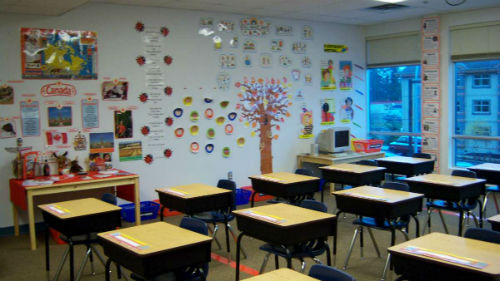 A classroom