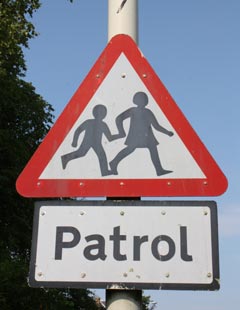 School crossing sign