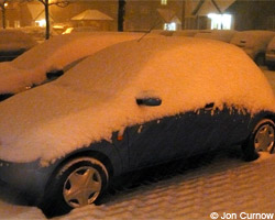 Driving  in snow and ice?  Clear your windows!