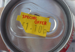 Special offers at the supermarket